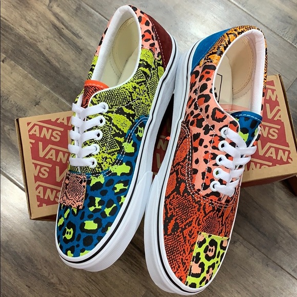 VANS ERA PATCHWORK LEOPARD/SNAKE women’s - Picture 14 of 16